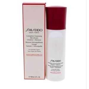 Shiseido Complete Cleansing Microfoam Cleanser + Makeup Remover 180mL / 6 Fl.OZ.
